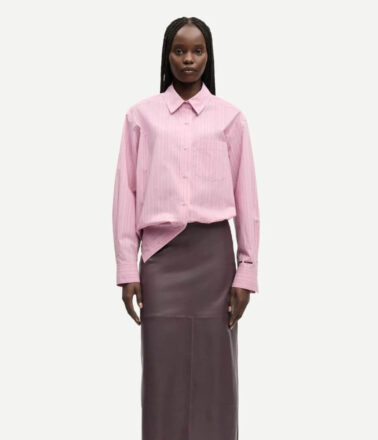 Samsoe Samsoe Salova Pocket Shirt in Orchid Fudge St.