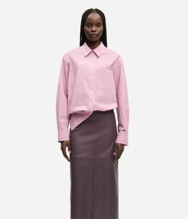 Samsoe Samsoe Salova Pocket Shirt in Orchid Fudge St.