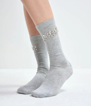 Haute L’Amitié Baggy Track Pants in Dark Grey