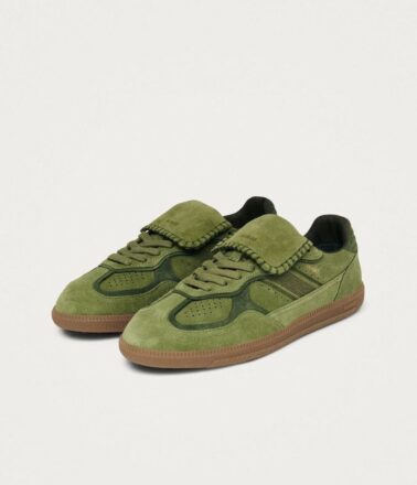 Alohas Tb. 490 Club Suede Green Leather Sneakers