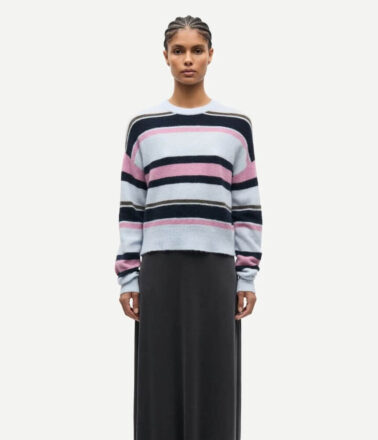 Samsoe Samsoe Sanoura Sweater in Grey Dawn Multi