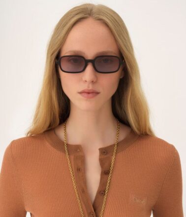 Chloé 363/S-001 53  Judy Sunglasses in Black