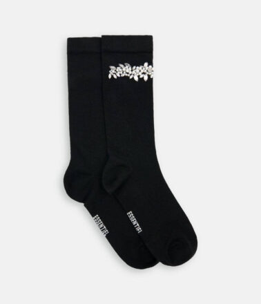 Essentiel Antwerp Jiota Embroidered Socks in Black