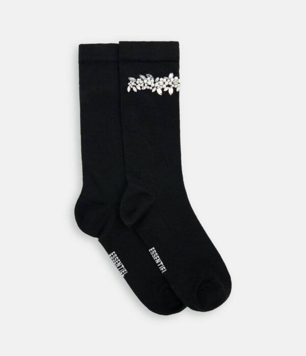 Essentiel Antwerp Jiota Embroidered Socks in Black