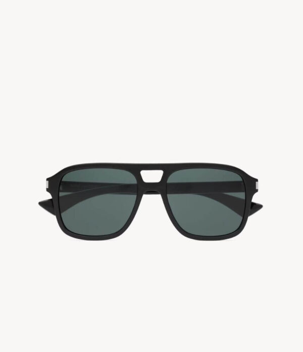 Saint Laurent SL 881-001 55 Sunglasses in Black Crystal