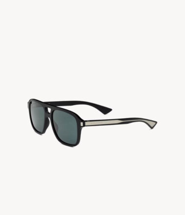 Saint Laurent SL 881-001 55 Sunglasses in Black Crystal