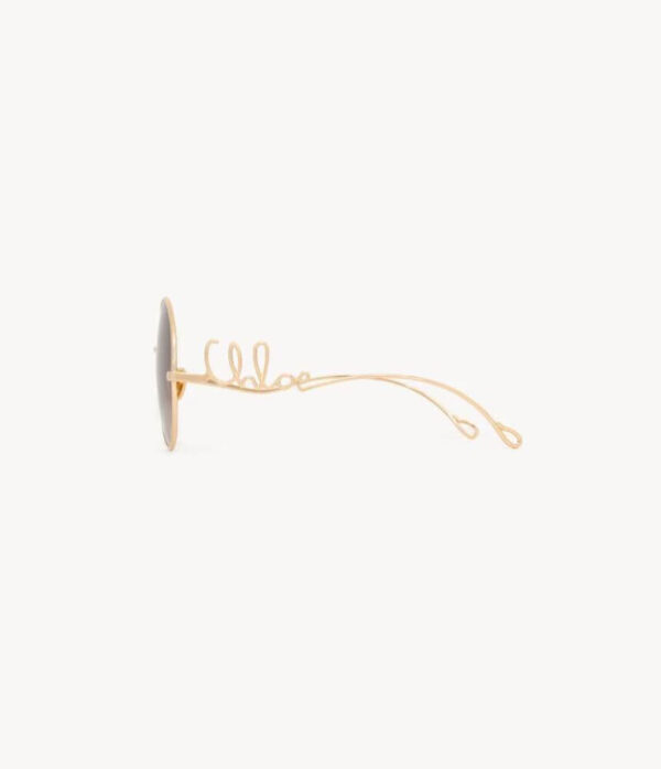 Chloé 372/S-001 56 Sunglasses in Gold Brown