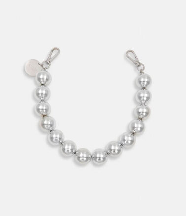 Essentiel Antwerp Jadine Big Balls Chain Charm in Silver Lining