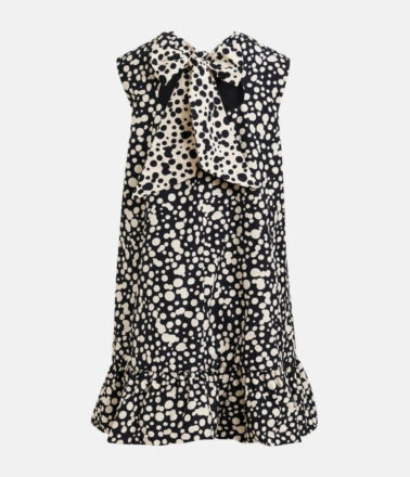 Essentiel Antwerp Sleeveless Bow Dress in Off White