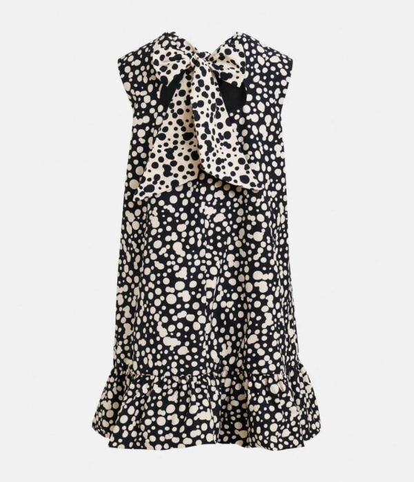 Essentiel Antwerp Sleeveless Bow Dress in Off White