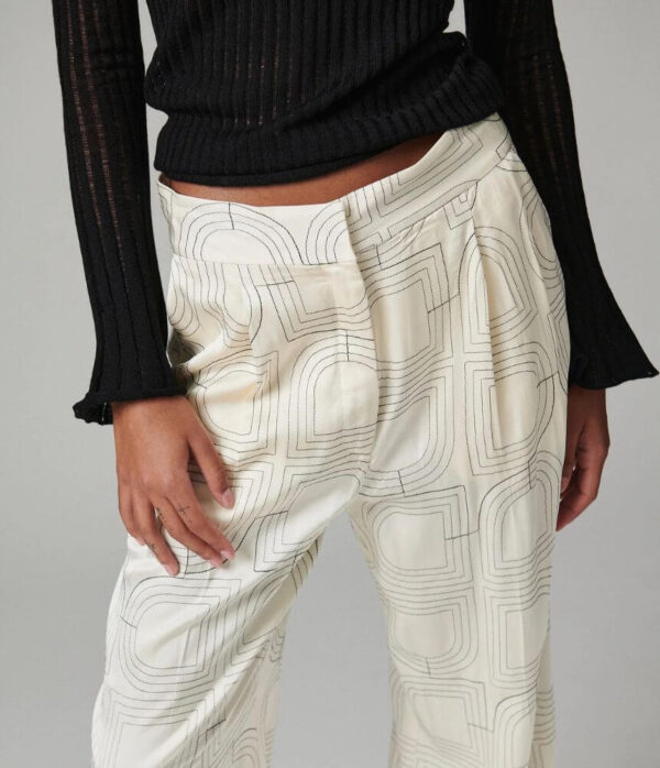 Day Birger Plyma Fluid Viscose Stitch Top in Jet Stream