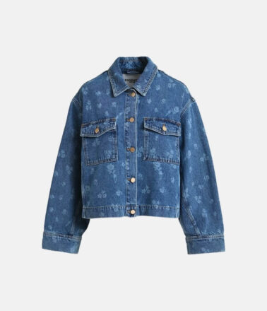 Essentiel Antwerp Jass Denim Jacket in Quiet Pool