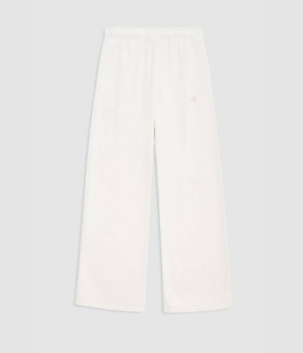 Anine Bing Kacey Sweatpant Monogram Cream