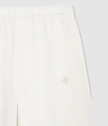 Anine Bing Kacey Sweatpant Monogram Cream
