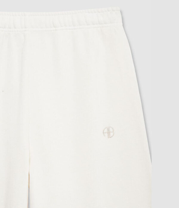 Anine Bing Kacey Sweatpant Monogram Cream