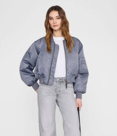 Anine Bing Kacey Sweatpant Monogram Cream