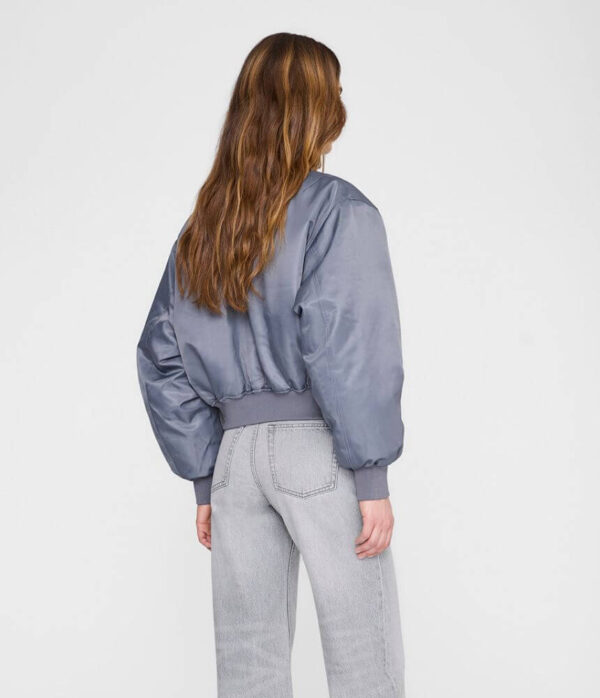 Anine Bing Kacey Sweatpant Monogram Cream