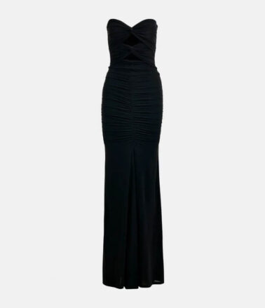 Essentiel Antwerp Jeremi Jersey Fitted Dress in Black