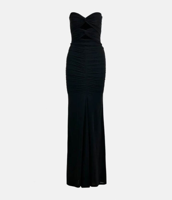 Essentiel Antwerp Jeremi Jersey Fitted Dress in Black