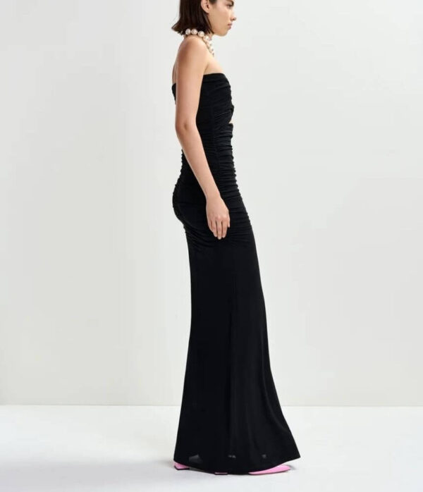 Essentiel Antwerp Jeremi Jersey Fitted Dress in Black