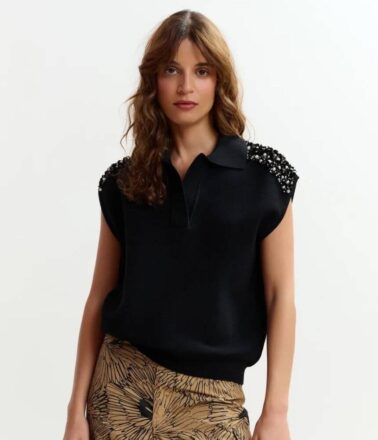 Essentiel Antwerp Jeremi Jersey Fitted Dress in Black