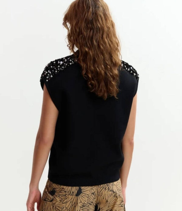 Essentiel Antwerp Jeremi Jersey Fitted Dress in Black