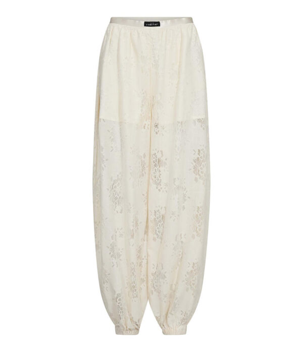 Haute L’Amitie Bella Lace Harem Pant in Off White