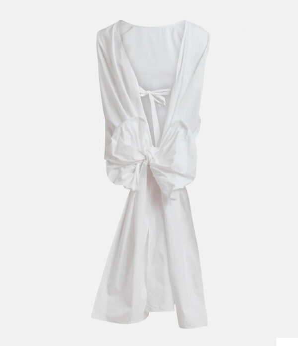 Essentiel Antwerp Jelani Sleeveless Bow Top in White