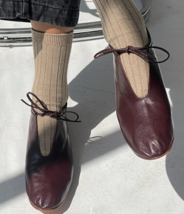 Le Bon Shoppe Her Socks in Ash Glitter