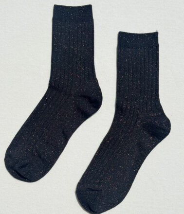 Le Bon Shoppe Her Socks in Copper Black