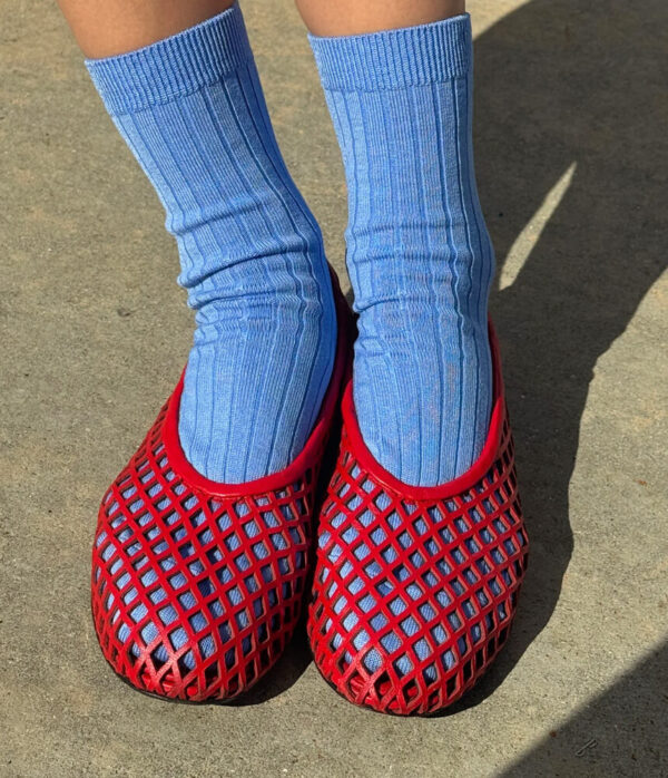 Le Bon Shoppe Her Socks in Periwinkle