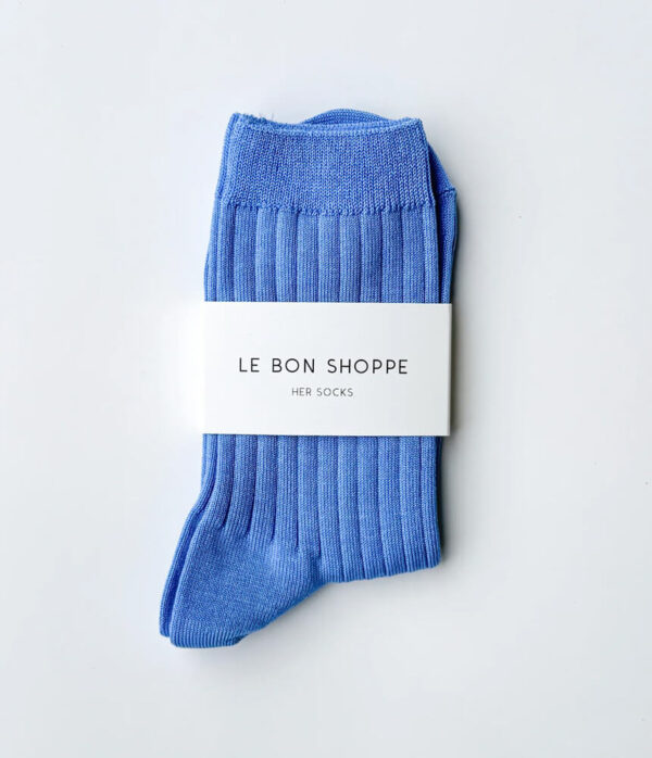 Le Bon Shoppe Her Socks in Periwinkle