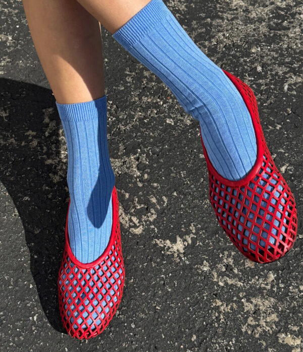 Le Bon Shoppe Her Socks in Periwinkle