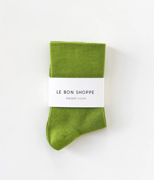Le Bon Shoppe Sneaker Socks in Matcha