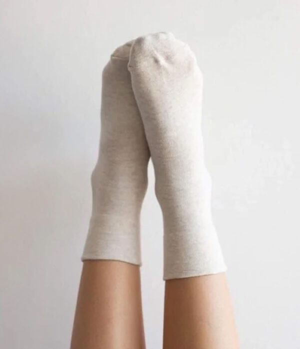 Le Bon Shoppe Sneaker Socks in Oatmeal