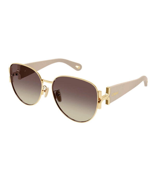 Chloé 0261/SK-003 61 Sunglasses in Gold Brown