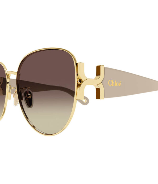 Chloé 0261/SK-003 61 Sunglasses in Gold Brown