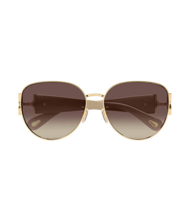 Chloé 0261/SK-003 61 Sunglasses in Gold Brown