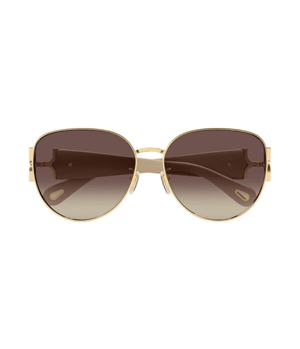 Chloé 0261/SK-003 61 Sunglasses in Gold Brown
