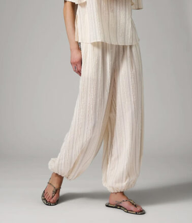 Day Birger Harsha Pants in Cream Raw Stripes