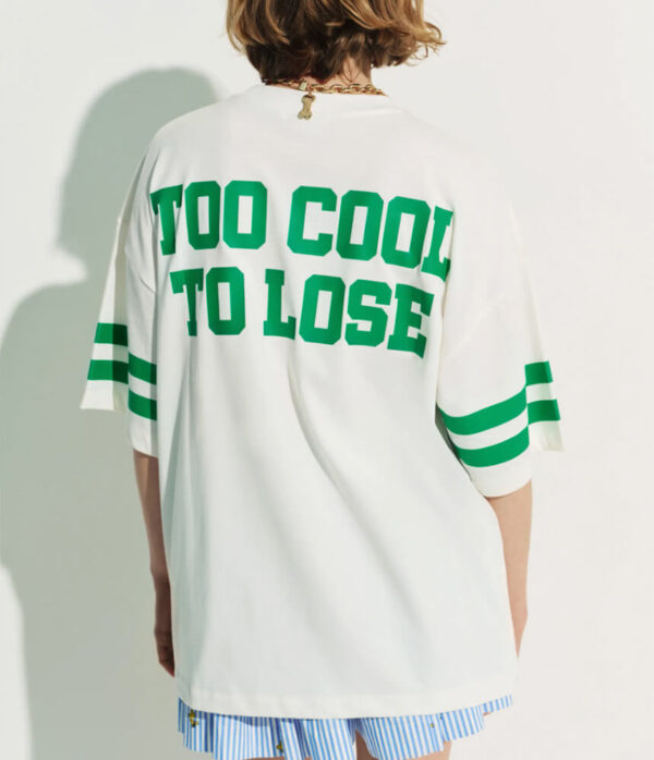 Essentiel Antwerp Joopio Printed T Shirt in Off White