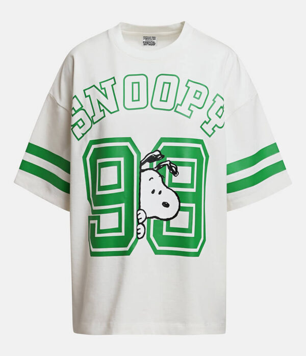 Essentiel Antwerp Joopio Printed T Shirt in Off White