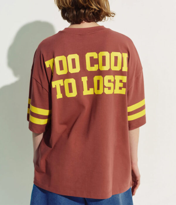 Essentiel Antwerp Joopio Printed T Shirt in Cafe Frappe