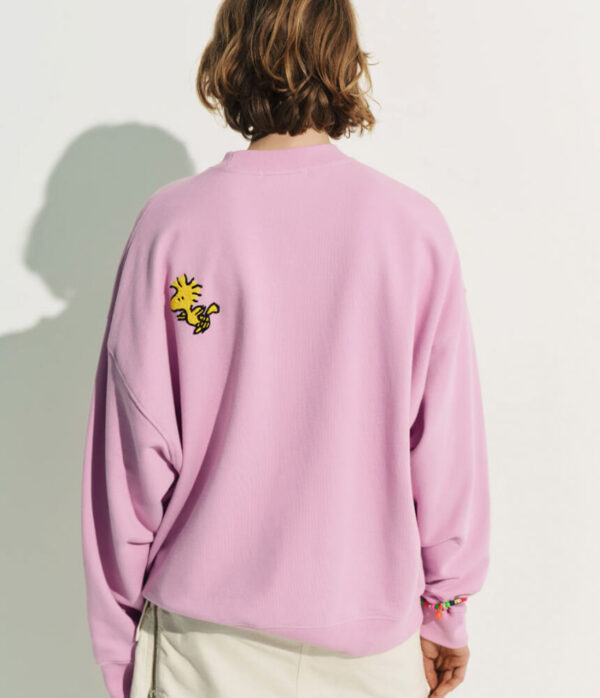 Essentiel Antwerp Jumbrella Embo Sweatshirt in Violette