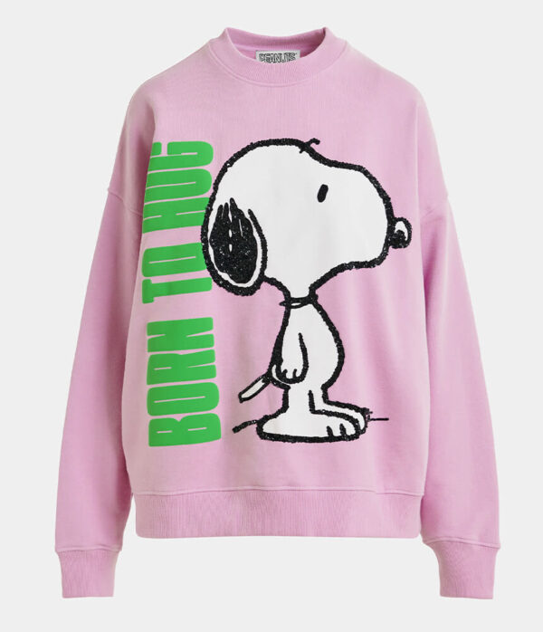 Essentiel Antwerp Jumbrella Embo Sweatshirt in Violette