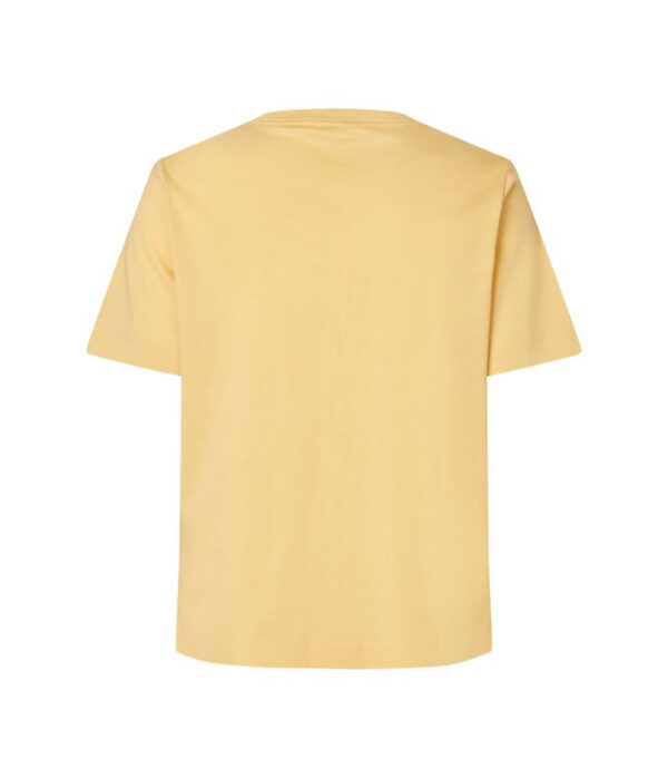 Samsoe Samsoe Sacamino Short Sleeve T Shirt in Straw Logo