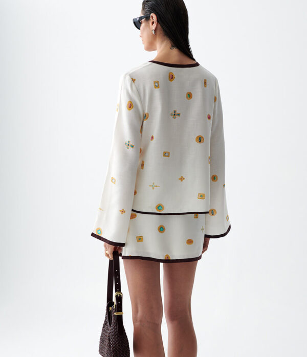 Sancia The Melrose Top in Lueur Print