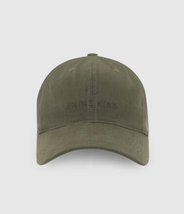 Anine Bing Jeremy Baseball Cap in Sage