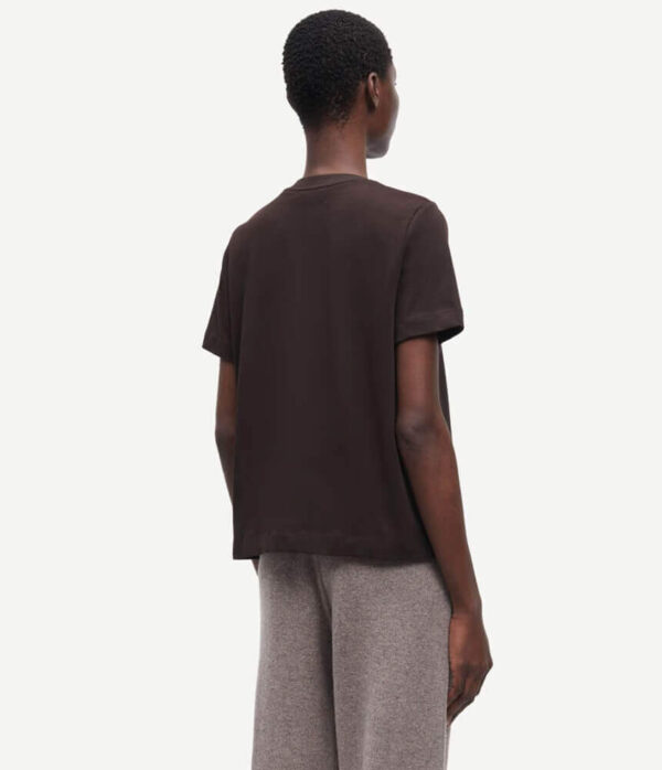 Samsoe Samsoe Camino T Shirt in Mole