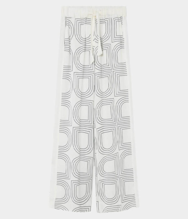 Day Birger Posey Fluid Viscose Pants in Jet Stream